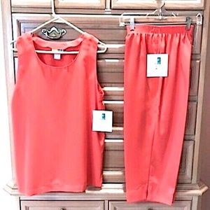 Sea Suns Light Coral Capri Pants & Top Outfit